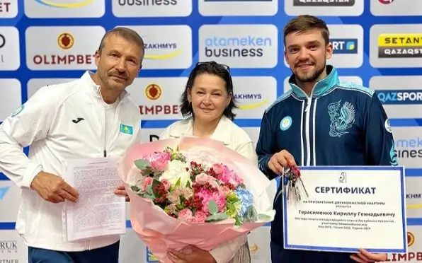 Квартиру подарили казахстанскому теннисисту за 9 место на Олимпиаде 2024