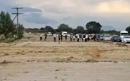 Сели на Иссык-Куле: затоплены 16 домов и разрушен мост