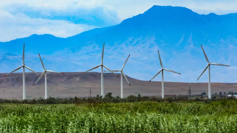 Ветряные электростанции Жел электр станциялары