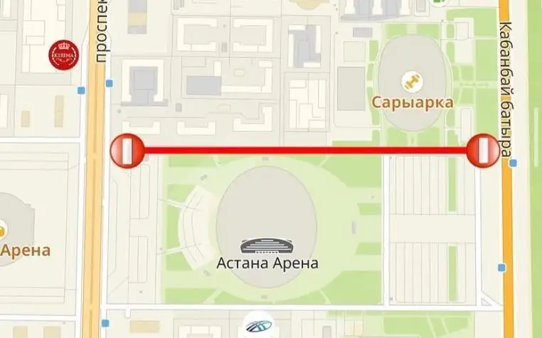 «Astana Arena» stadıony men «Saryarqa» velotregi arasyndaǵy jol jóndeledi