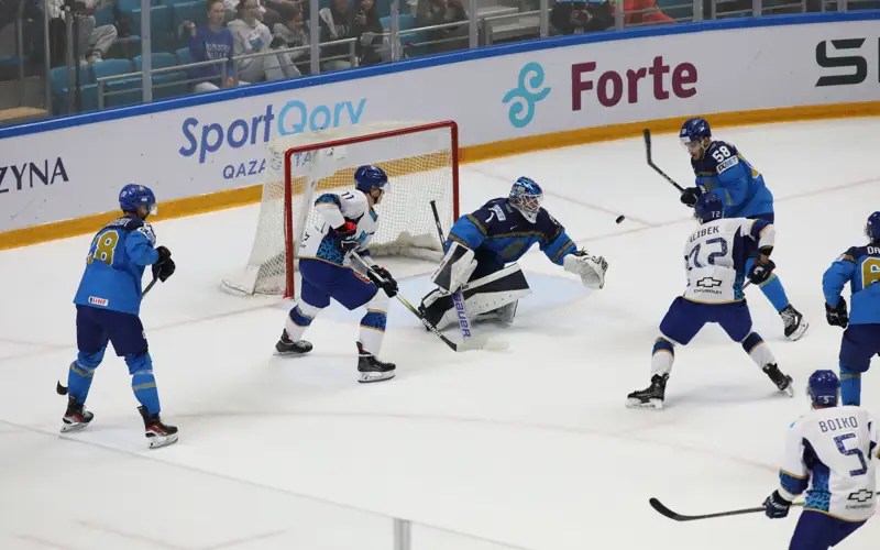 матч сборной Казахстана и «Барыса»