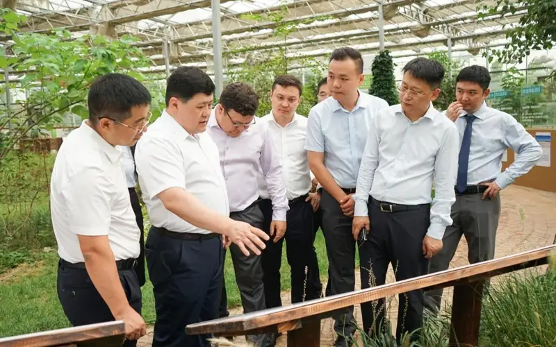哈萨克斯坦驻西安总领事访问蒙草生态 探讨生态修复合作