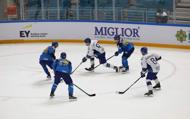 матч сборной Казахстана и «Барыса» матч сборной Казахстана и «Барыса»