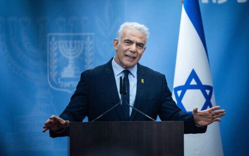 Лидер израильской оппозиции Яир Лапид