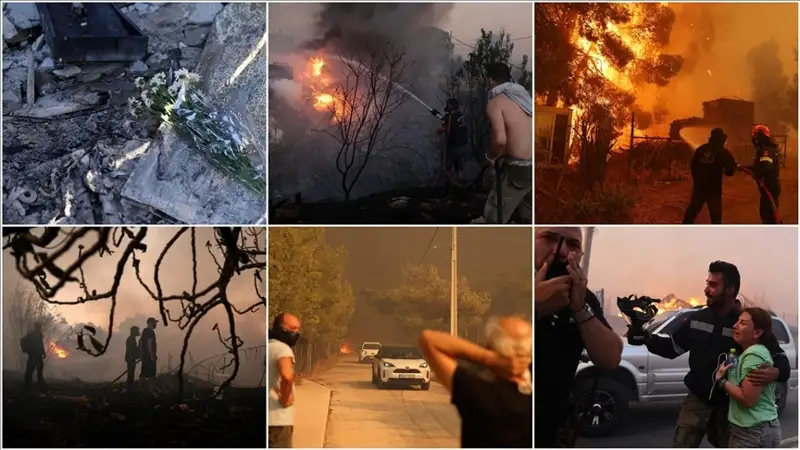 Wildfires in Athens