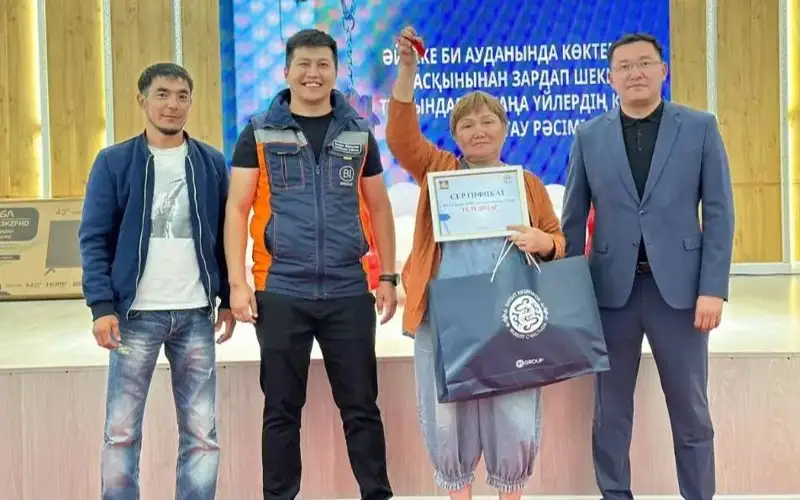 Houses handed over to flood victims in Aytekebi district of Aktobe region