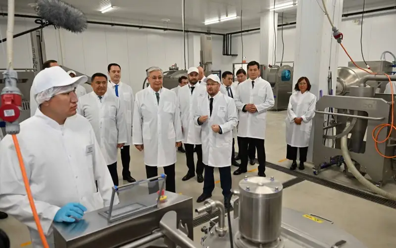 Касым-Жомарт Токаев ознакомился с производством полуфабрикатов в Акмолинской области