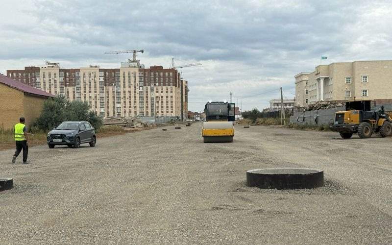 ремонт дорог, Караганда