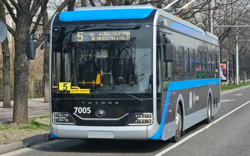 Алмати шаҳрида экологик тоза жамоат транспорти кўпаяди