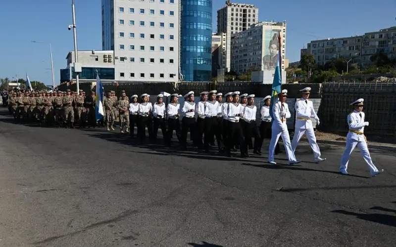 Военно-морские силы отметили 28-ю годовщину поднятия флага Военно-морские силы