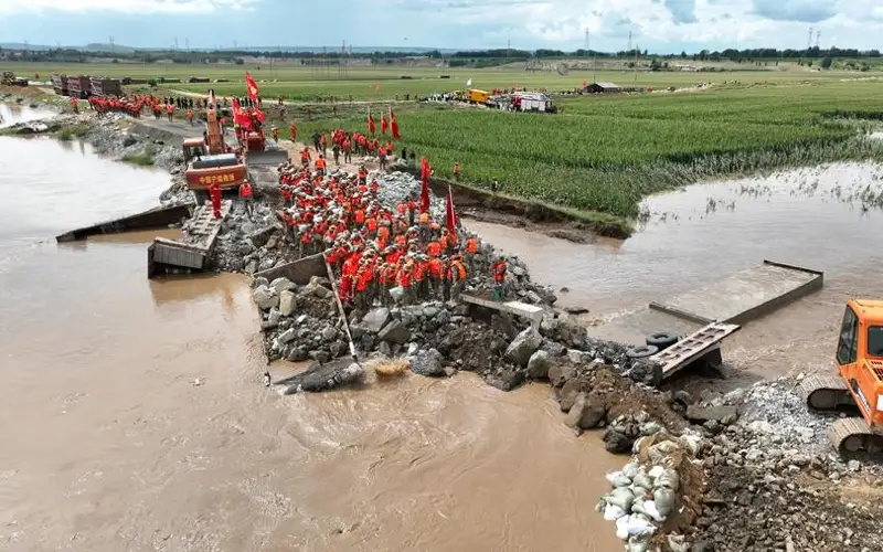 наводнение в Китае 