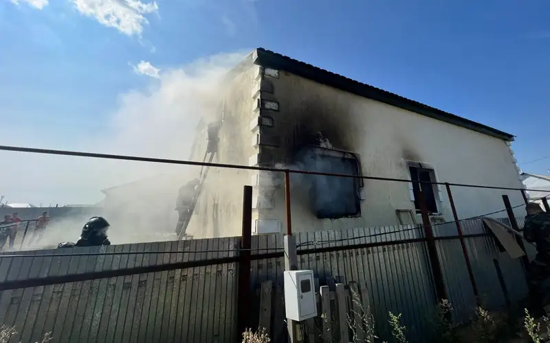 БҚО-дағы өрт