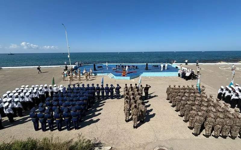 Военно-морские силы отметили 28-ю годовщину поднятия флага Военно-морские силы