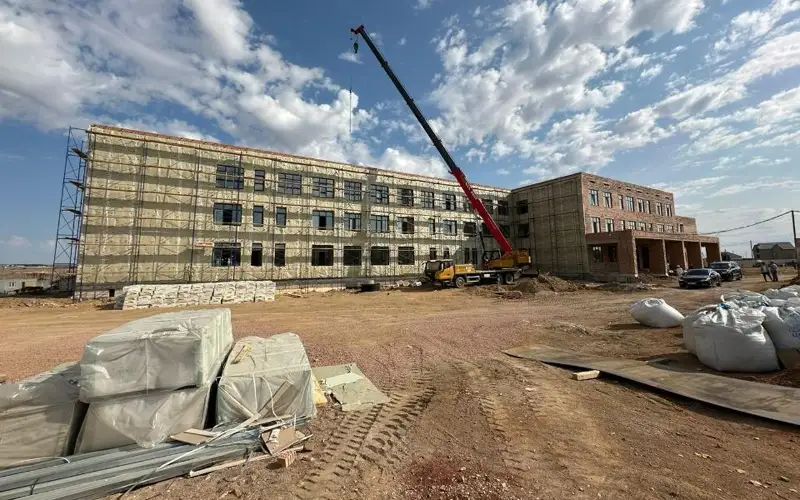 школа, строительство, Балхаш