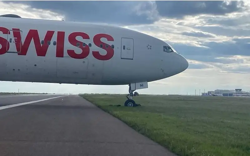 Экстренная посадка Swissair в Астане