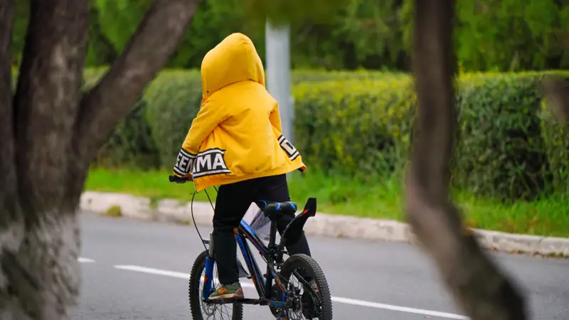 велосипедист дорога дети  велосипедші жол бала