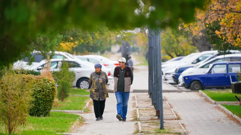 осень парк люди күз саябақ адамдар