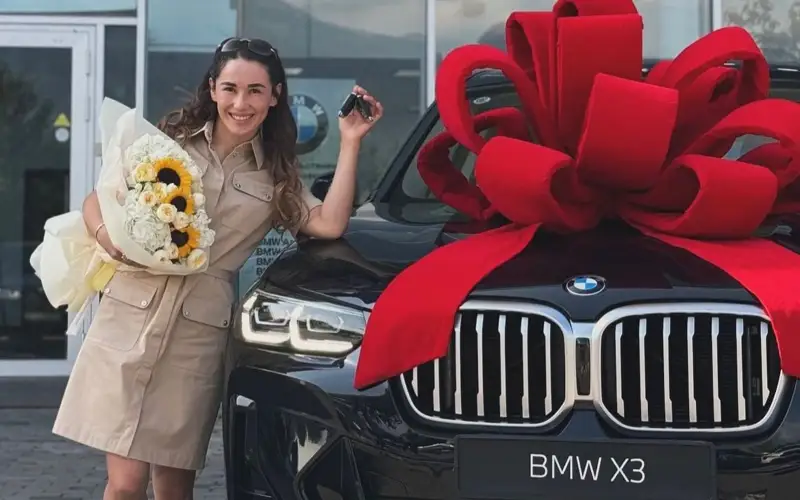 Дзюдошы Әбиба Әбужақыноваға үшінші көлік сыйға берілді