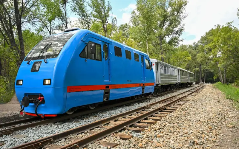 Строительство детской железной дороги в Семее находится на финальной стадии