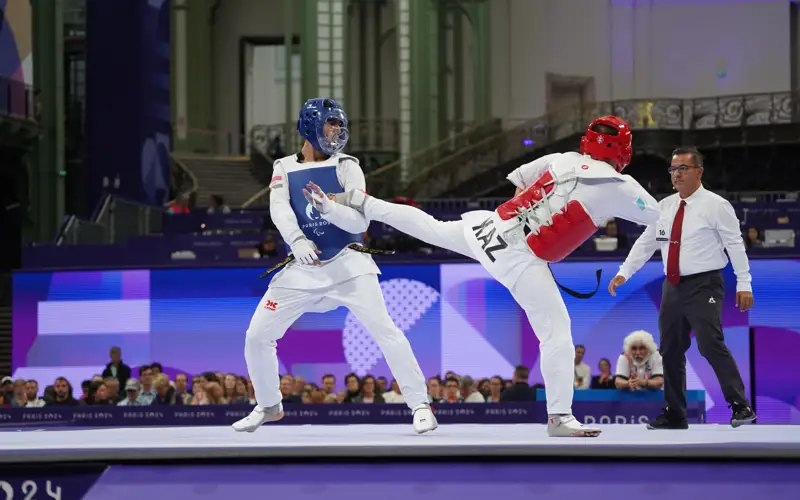 Para taekvondoshy Nyshan Ómiráli shırek fınalǵa joldama aldy