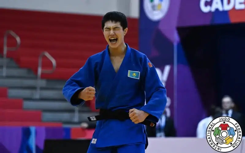 Қазақстандық дзюдошы жасөспірімдер арасында әлем чемпионы атанды
