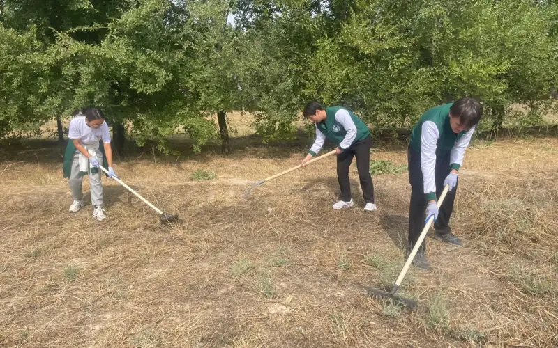 Таза Қазақстан: в Жамбылской области продолжается экологическая акция