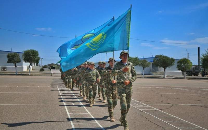 Военнослужащие Казахстана прибыли на учения ОДКБ в Кыргызстан