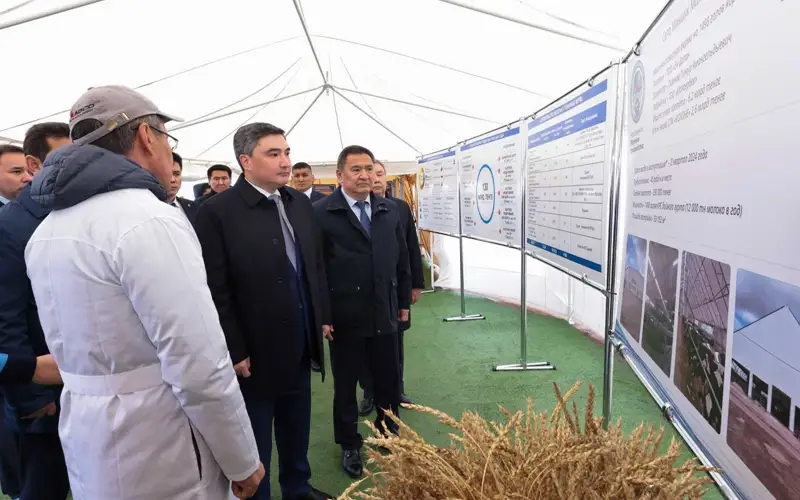 Олжас Бектенов ознакомился с деятельностью сельхозпредприятий Акмолинской области
