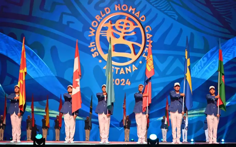 церемония открытия V Всемирных игр кочевников