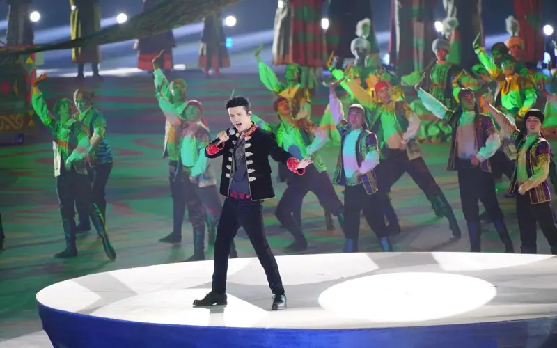 Димаш Кудайберген выступил на церемонии открытия Всемирных игр кочевников 