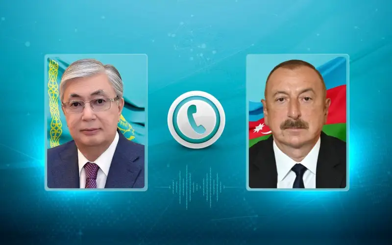 Состоялся телефонный разговор между президентами Казахстана и Азербайджана 