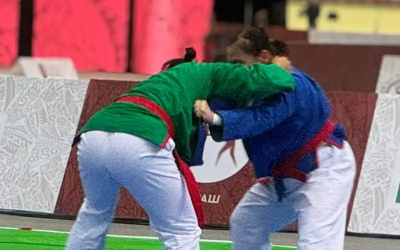 «Золото» и «серебро» завоевали казахстанки в кураш на Играх кочевников