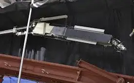 File photo taken in Kobe in May 2024 shows an extendable pipe device to be used to retrieve radioactive debris from No. 2 unit of the Fukushima Daiichi nuclear power plant