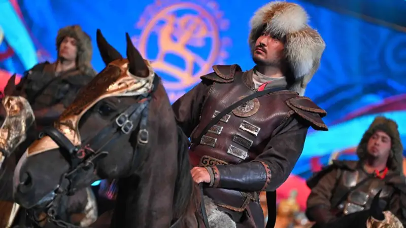 Дүниежүзілік көшпенділер ойындары: Ашылу салтанатындағы тарихи ғаламат