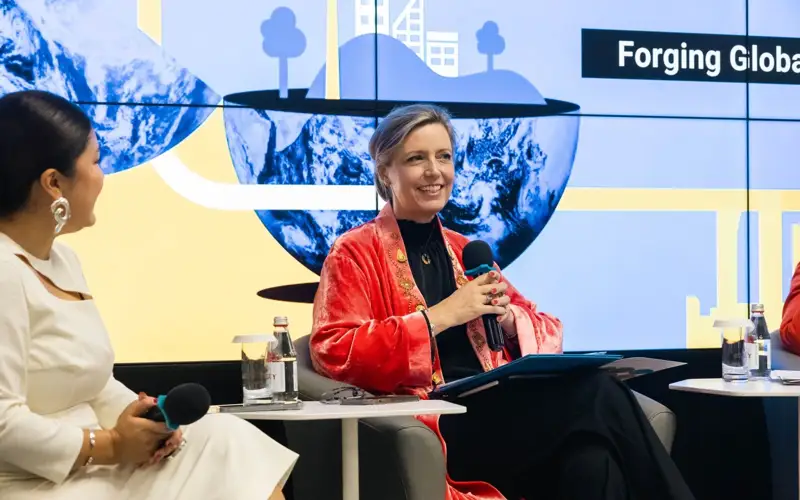 UN event iMichaela Friberg-Storey, UN Resident Coordinator in Kazakhstann Astana 