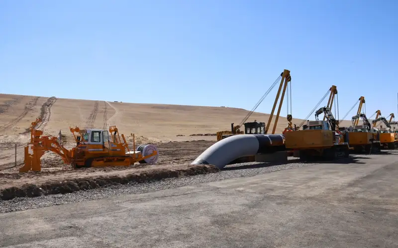 строительство газопровода