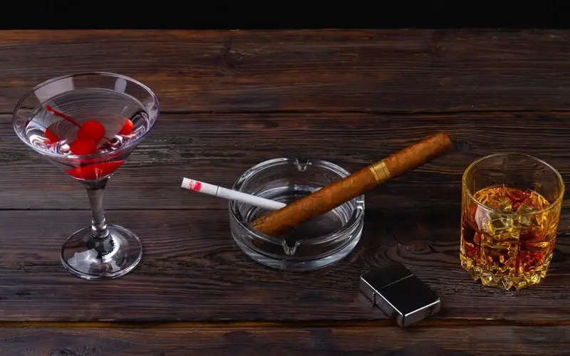 алкоголь и сигареты