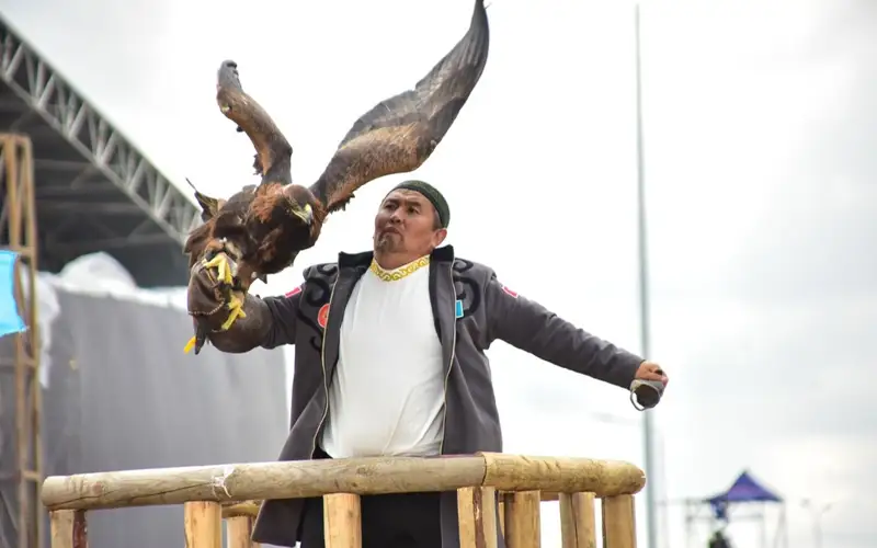 Казахстанец Серикбек Кунтуган завоевал золото в соревнованиях по құсбегілік