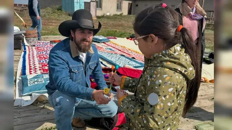 American cowboys visit Kazakh farm in Astana’s vicinity