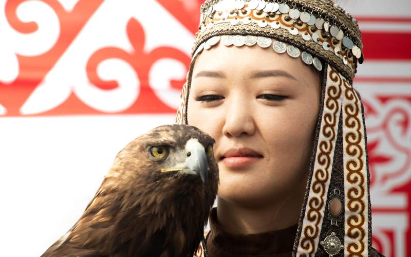 Golden eagle, world nomad games, kazakh traditions, Kazakhstan