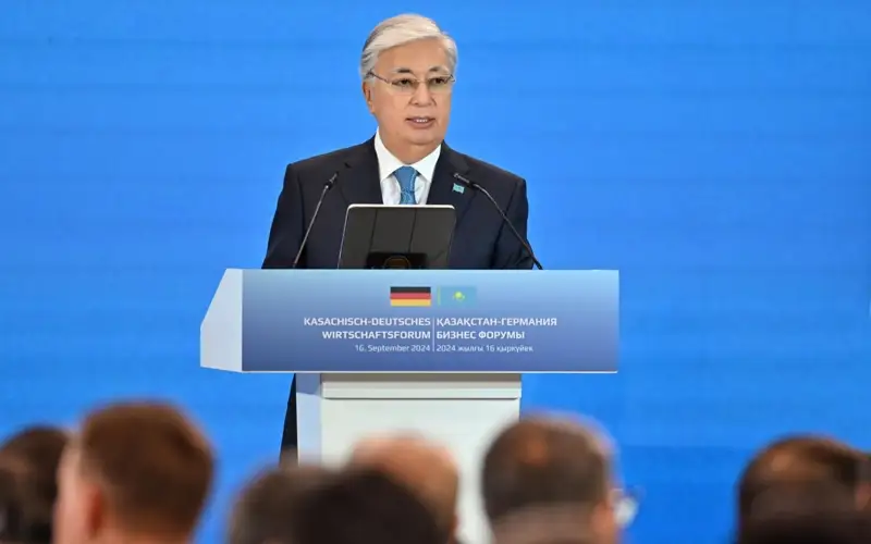 Глава государства выступил на Бизнес-форуме «Казахстан – Германия»