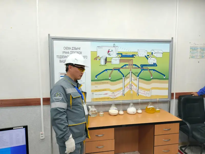 Бетпақдаладағы қалашық: Уран қалай өндіріледі