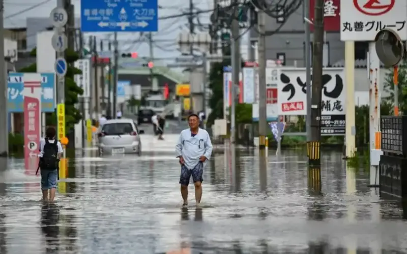 Японияда кучли ёмғир туфайли олти киши ҳалок бўлди