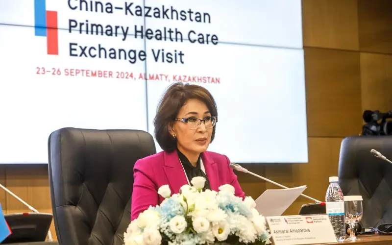 министр здравоохранения Акмарал Альназарова