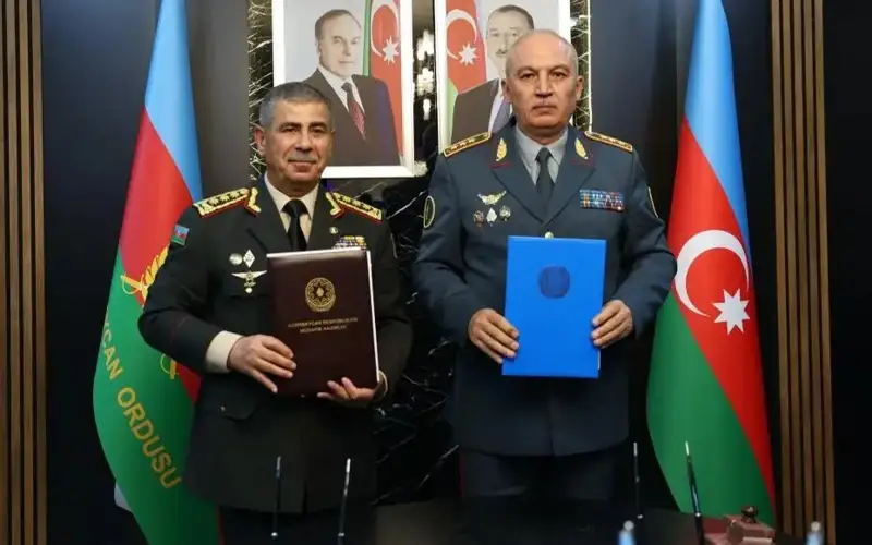 Defense ministers of Kazakhstan, Azerbaijan sign coop plan for 2025