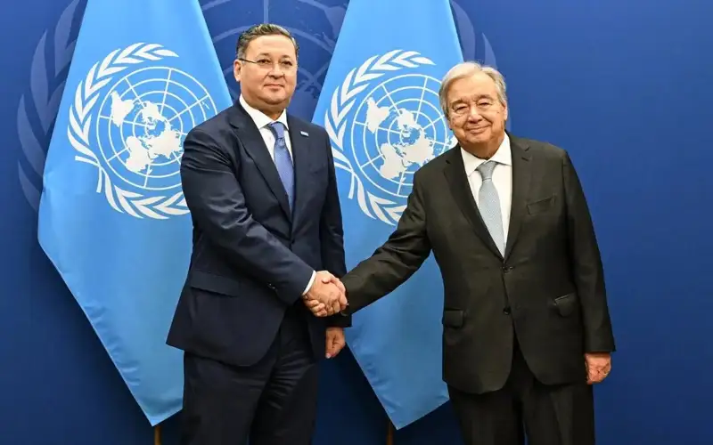 Мурат Нуртилеу БМТ Бош котиби Антониу Гутерриш билан учрашди