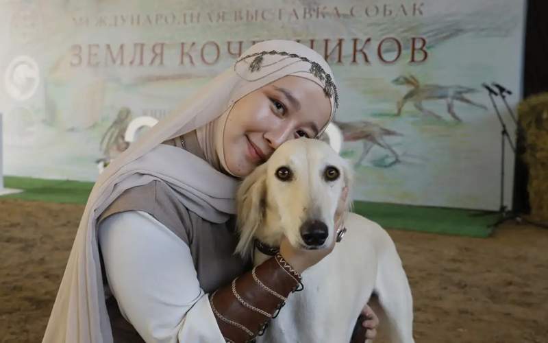 Kazakh Tazy showcased at international dog show in Almaty