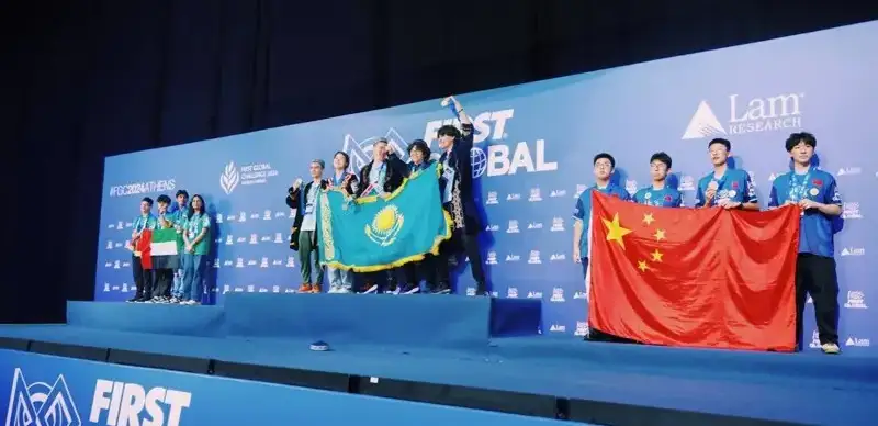 Kazakhstan for 3rd time in a row wins FIRST Global Challenge title 