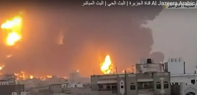 Израиль нанес авиаудар по нефтяным резервуарам в Йемене