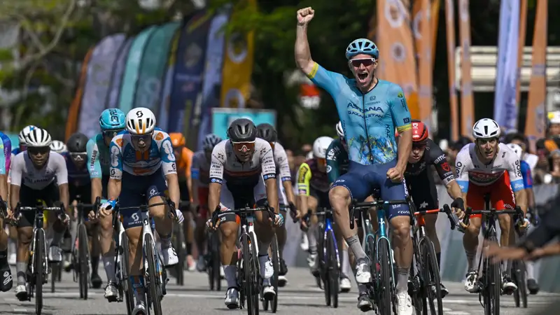 Le Tour de Langkawi. Gleb Syritsa sprints to win in the opening stage